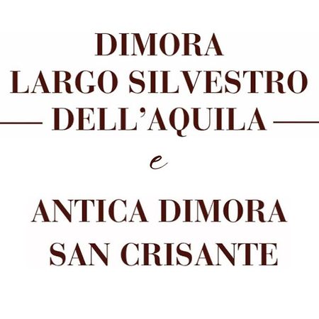 Villa Dimora Largo Silvestro Dell'Aquila- Centro Storico Exterior foto